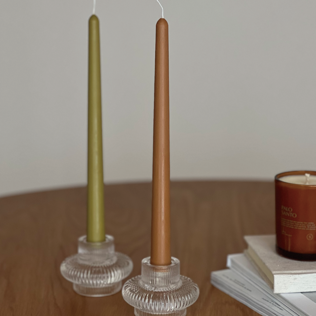 Pillar Candle/ camel brown（2）