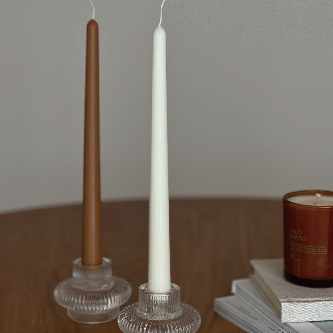 Pillar Candle/ camel brown（2）