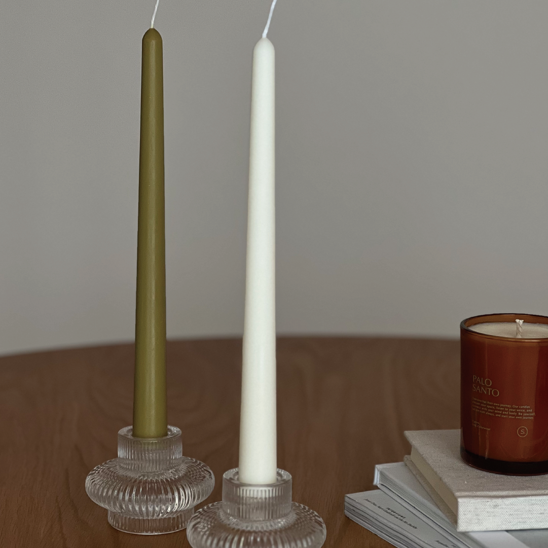 Pillar Candle/ creamy white（2）