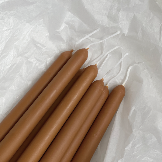 Pillar Candle/ camel brown（2）